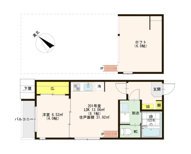 プランドール”lei” 間取り