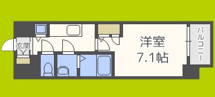 エスリード阿波座ノースプレイス 間取り