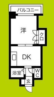 ローズコーポ天満東 間取り