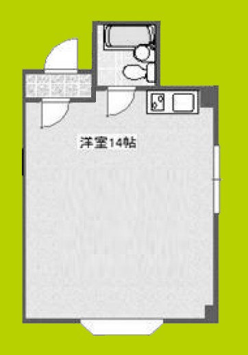 大宝　北天満ロイヤルハイツ 間取り