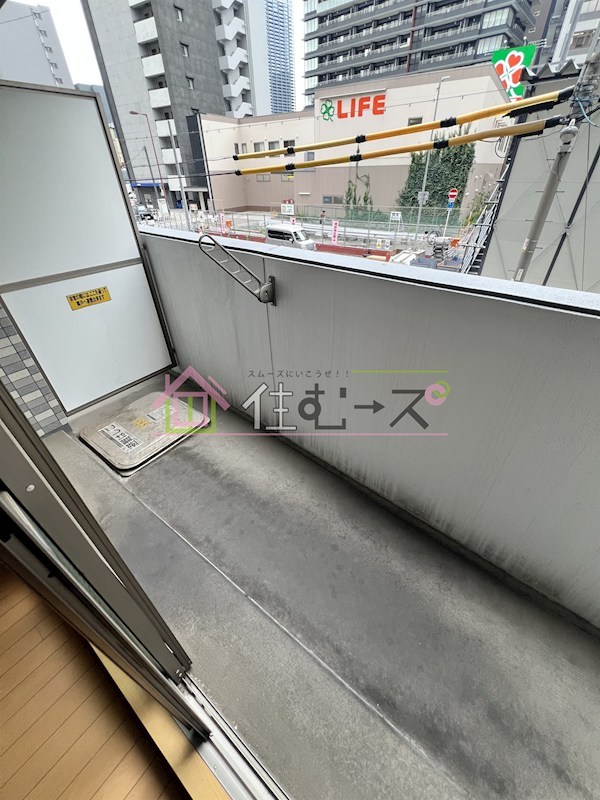 エスリード東梅田 ベランダ