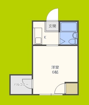 メゾンドール天神橋 間取り