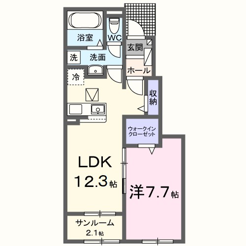 クルールＢ 間取り