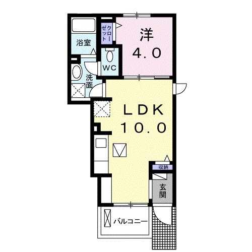 カーサコルティーレ　Ⅱ 間取り
