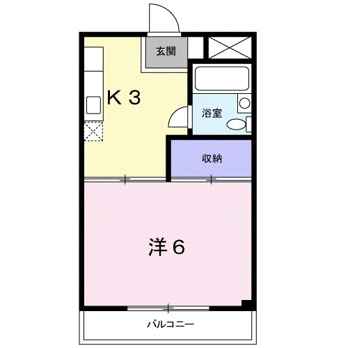 グリーンハイツカワムラⅢ 間取り