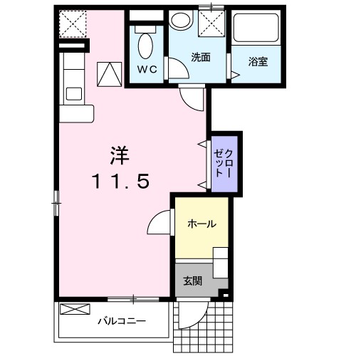 ワン・パーパスピュアⅢ 間取り