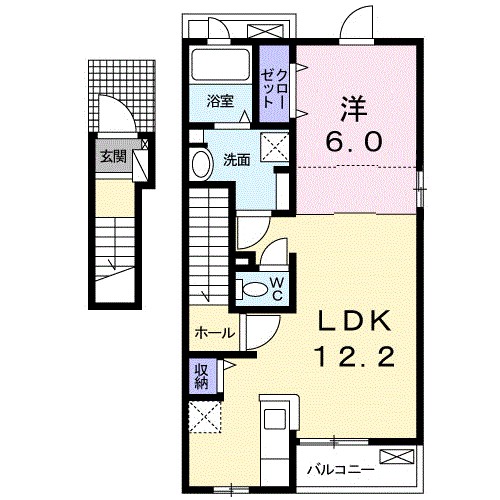 エレガント　ハーモニー　Ⅲ番館 間取り