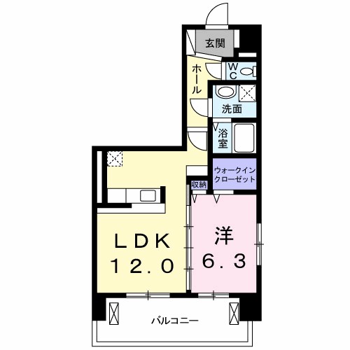 天神　戎　長柄 間取り図