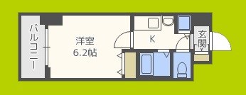 プレサンス心斎橋ザ・スタイル 間取り