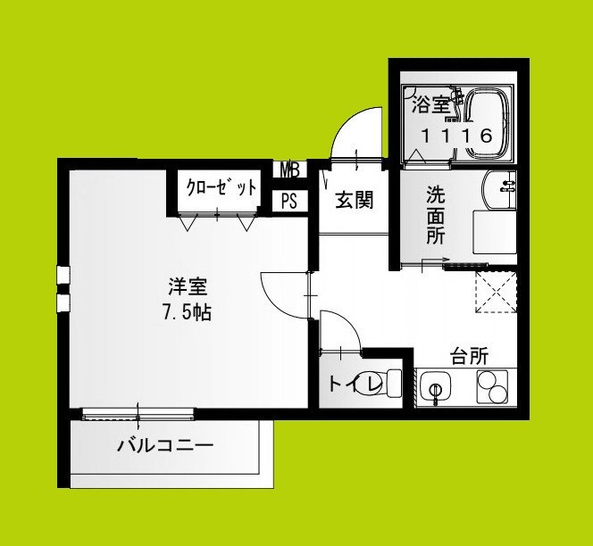 フジパレス西湊Ⅰ番館 間取り