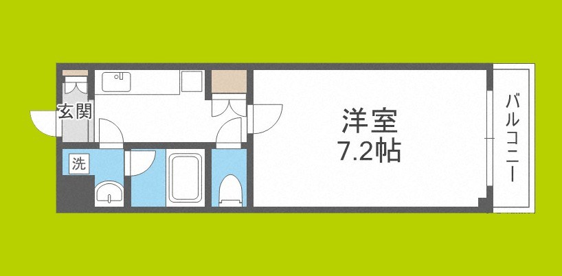 ドミールうつぼ公園 間取り