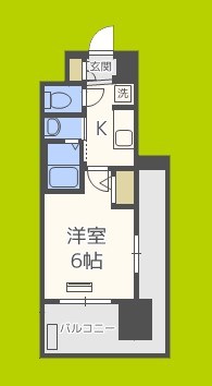 エステムコート中之島GATEⅡ 間取り