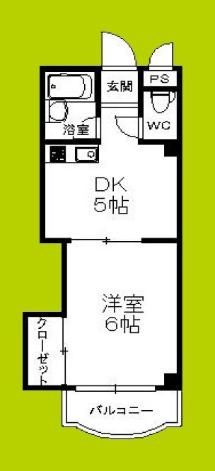 タイホウハイツ敷津2番館 間取り