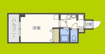 ラナップスクエア阿波座 間取り