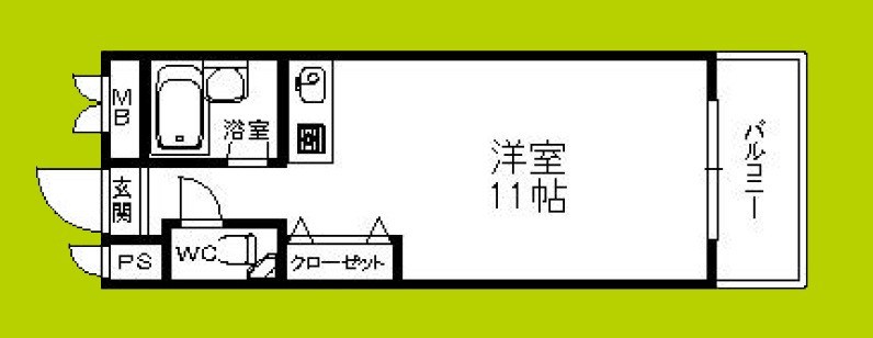 タイホウハイツ敷津3番館 間取り