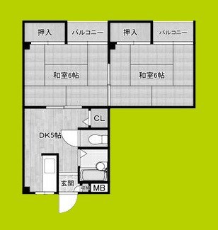 サントピア阿波座A棟 間取り