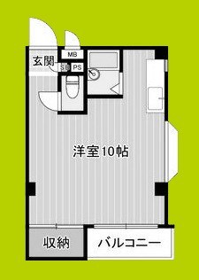サントピア阿波座B棟 間取り