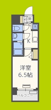 レオンコンフォート難波ノワール 間取り
