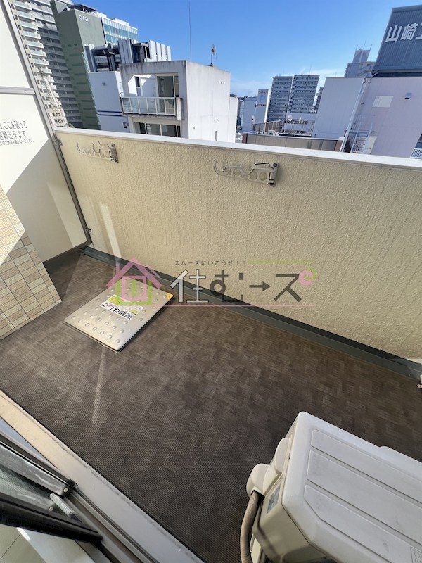 レオンコンフォート難波 ベランダ