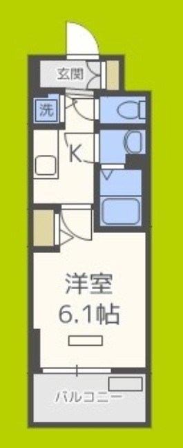 プレサンス北堀江 間取り