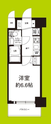 エグゼ大阪CITYアインツ 間取り