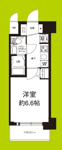 エグゼ大阪CITYアインツ 間取り