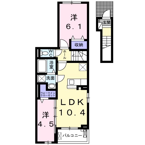 メンゼン　Ｓ 間取り