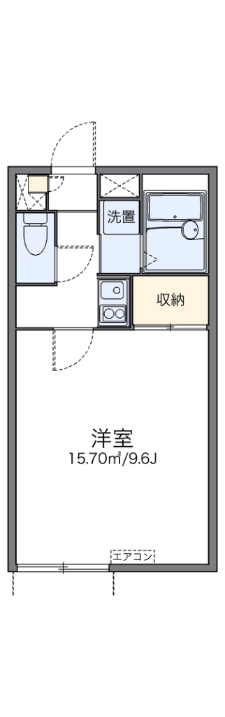 レオパレスポアロ 間取り