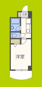 ノルデンハイムリバーサイド天神橋 間取り