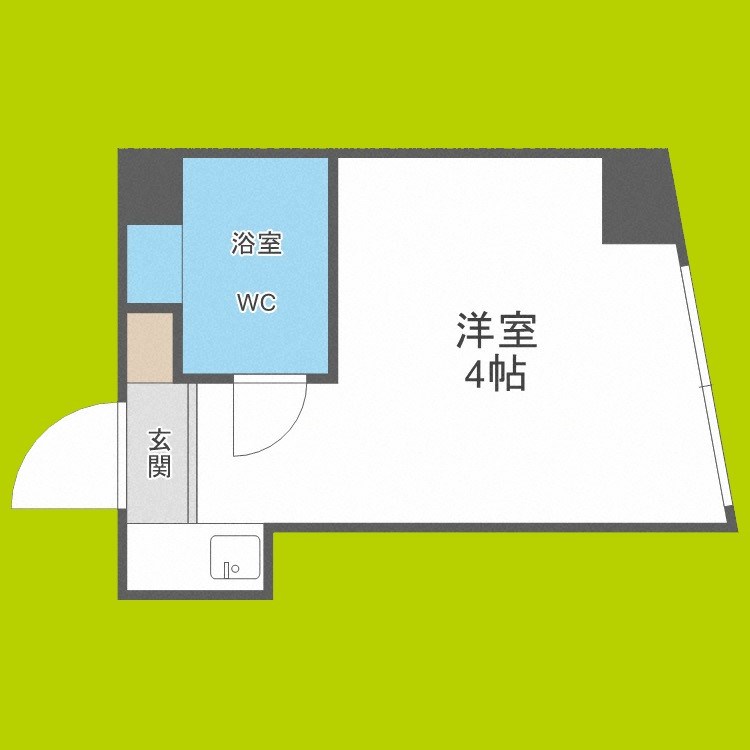 マンションイン天下茶屋  間取り