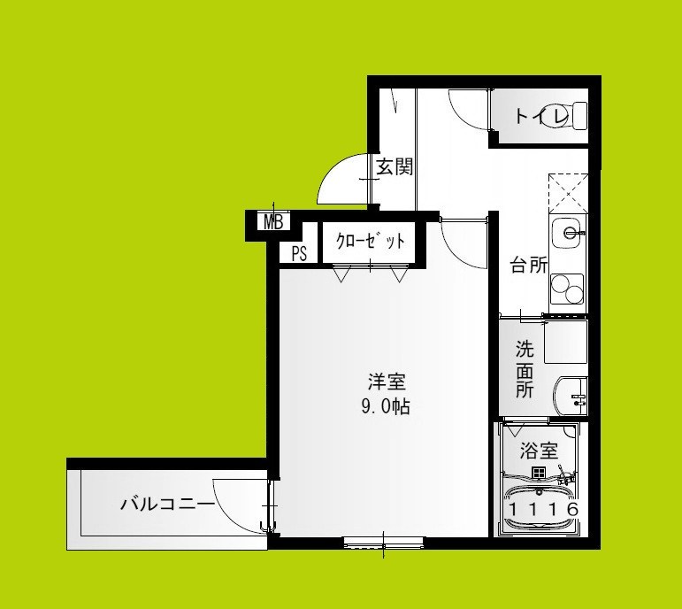 フジパレス高井田Ⅴ番館 間取り