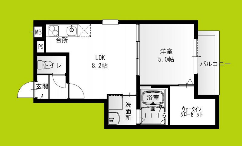 フジパレス高井田Ⅴ番館 間取り