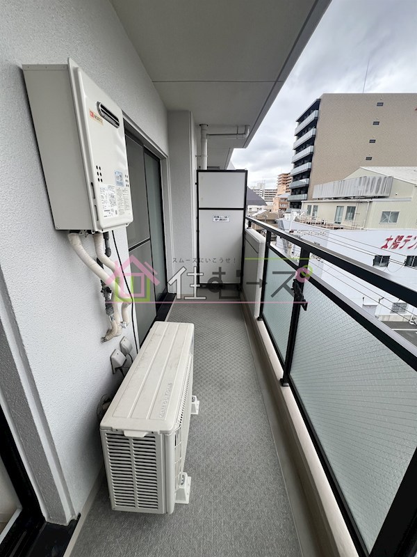 木川東エクセルハイツ ベランダ