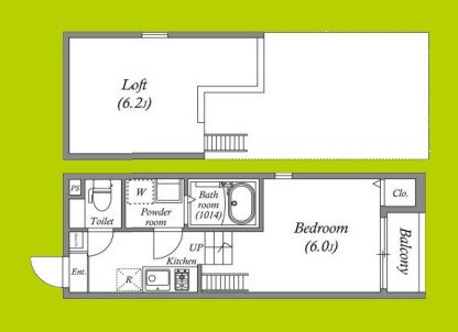 ハーモニーテラス加島 間取り図