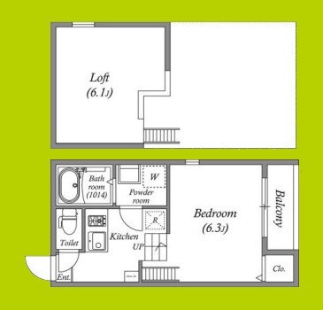 ハーモニーテラス加島 間取り図