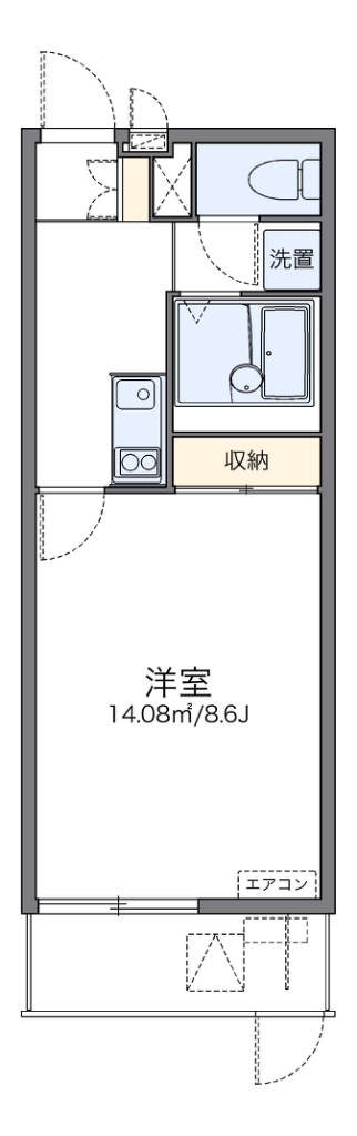 レオネクストイーエフⅢ 間取り