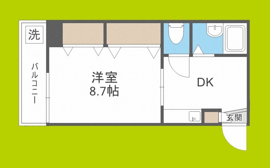 メロディーハイム美章園 間取り