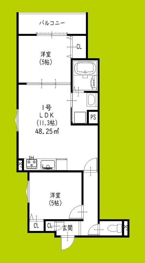 クリエオーレ初芝 間取り