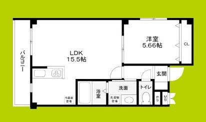 (仮称)枚方市北中振　共同住宅　新築計画 間取り