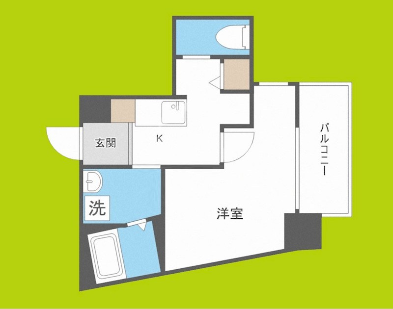 エストゥルースプラス大阪福島 間取り