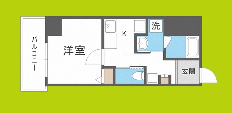 エストゥルースプラス大阪福島 間取り