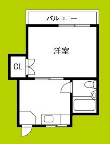 粉浜ハザマコーポ 間取り