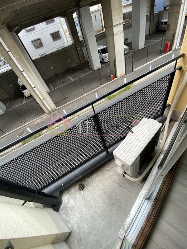 粉浜ハザマコーポ ベランダ