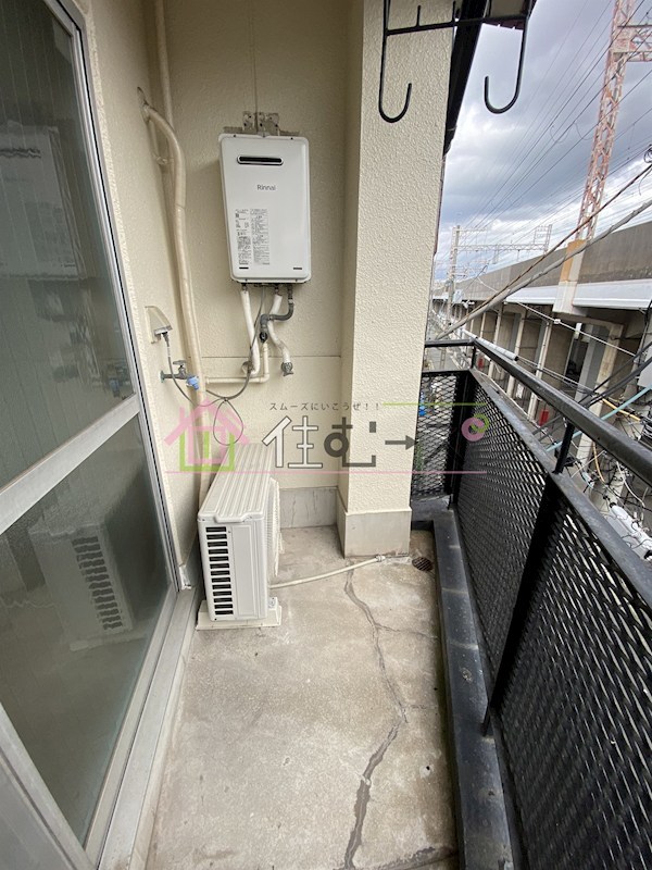 粉浜ハザマコーポ ベランダ