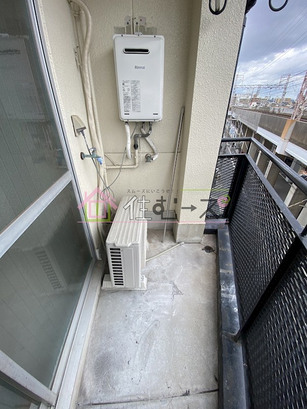 粉浜ハザマコーポ ベランダ