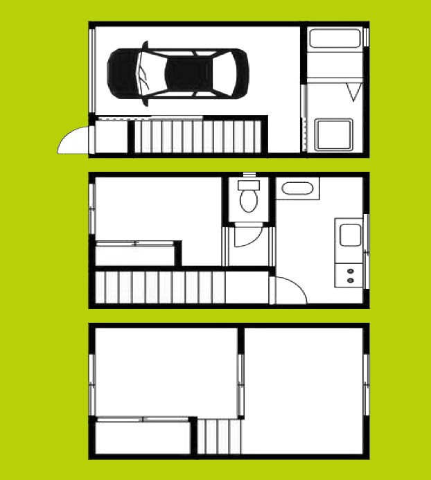 御崎7丁目貸家 間取り