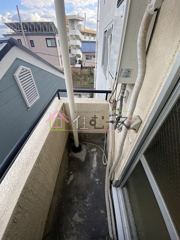 ハイムナカイ ベランダ