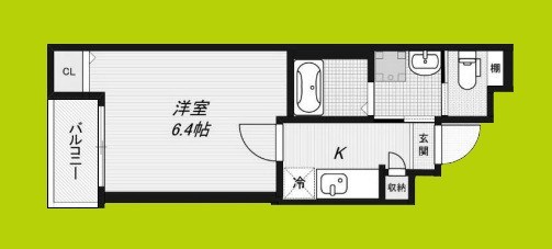 H-maison千船Ⅱ 間取り図