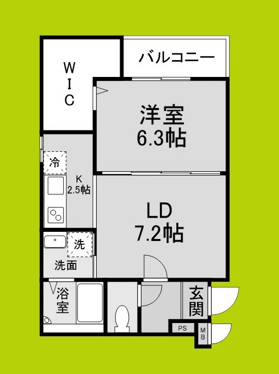 グランメゾンゆずり葉Ⅰ番館 間取り図