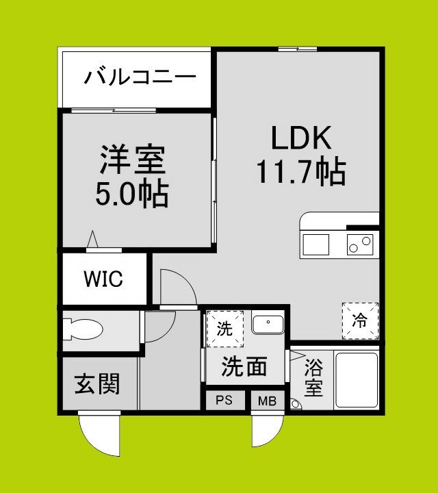 グランメゾンゆずり葉Ⅰ番館 間取り図